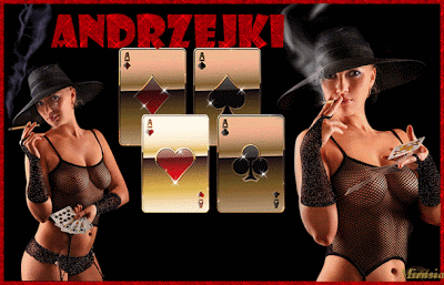 Dwie kobieta z kartami andrzejki